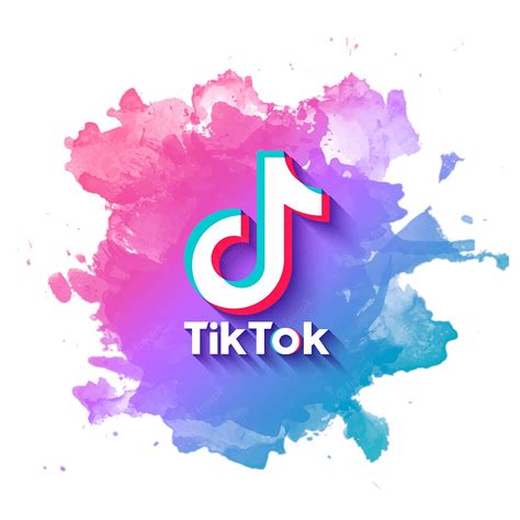 Download Tiktok Logo Paint Transparent Png Stickpng Daftsex Hd