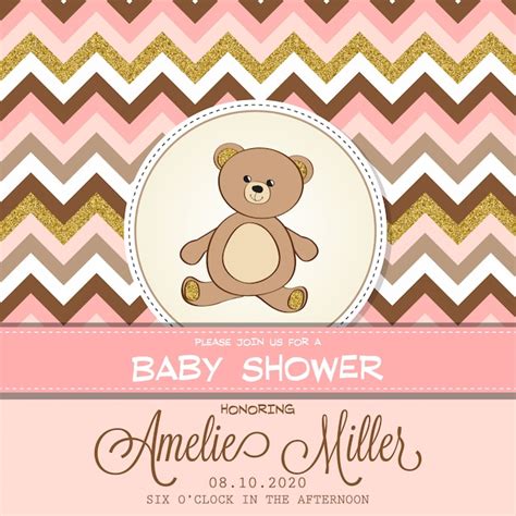 Premium Vector Beautiful Baby Shower Card