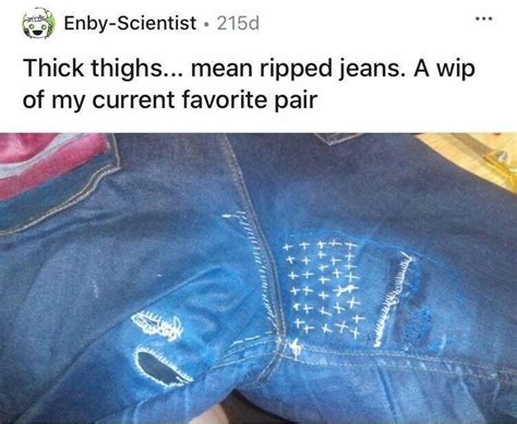 Alarm Einstellbar Geliehen Thick Thighs Ripped Jeans Ethnisch Schritt Spule