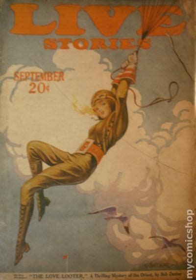 Live Stories 1914 1926 Clayton Pulp Comic Books