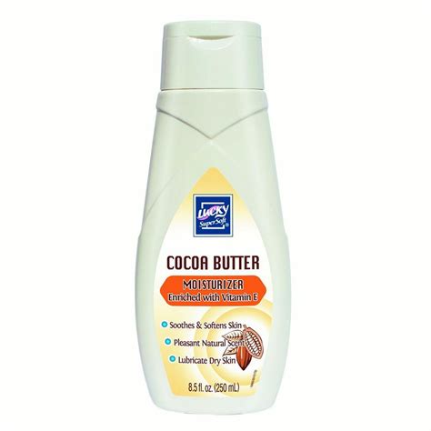 Lucky Super Soft Cocoa Butter Scented Lotion Soothing And Moisturizing Enriched With Vitamin E