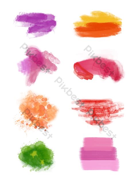 Watercolor Paint Brush Smudge Png Images Psd Free Download Pikbest