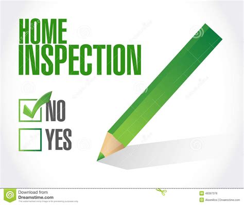 Home Inspection Check List Illustration Stock Illustration - Illustration of illustration ...