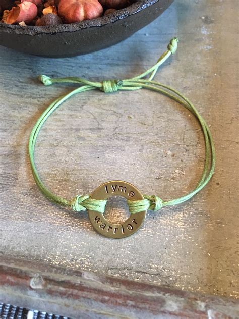 Excited To Share This Item From My Etsy Shop Stamped Washer Bracelet