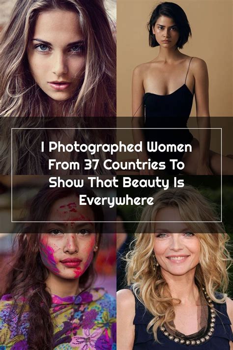 I Photographed Women From Countries To Show That Beauty Is