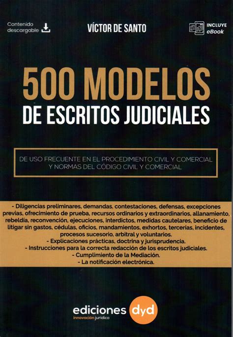 500 Modelos De Escritos Judiciales Librería Intercontinental