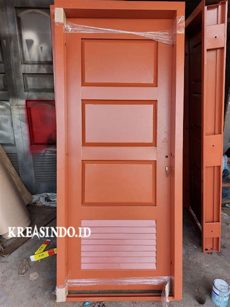 Jasa Pembuatan Pintu Tunggal Besi Panel Untuk Pintu Kamar Rumah
