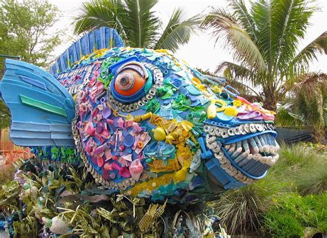 Massive Sculptures Of Sea Life Made From Marine Debris By Washed Ashore