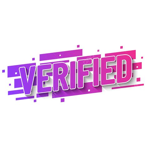 Verified Sign Vector Hd Png Images Verified Sign Verified Sign Text
