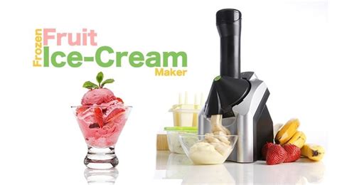 Ice cream makers are appliances for making delectable desserts and frozen treats. Frozen Fruit Ice Cream Maker (end 4/3/2018 6:15 PM - MYT )