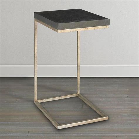 Modern C Style Drink Table In Black And Gold