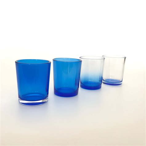 Colored Glass Candle Holder 24oz 70ml Its Glassware Specialist