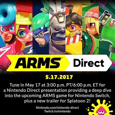 Arms For Nintendo Switch Will Get A Direct Tomorrow