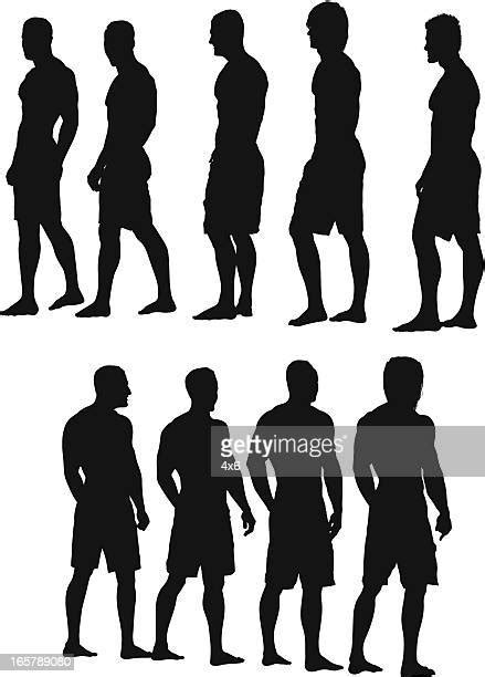 Male Body Silhouette Chest Photos And Premium High Res Pictures Getty