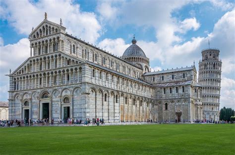 View Of The Pisa Cathedral Santa Maria Assunta On The Square Of
