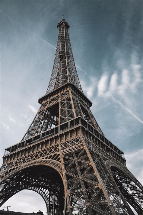 Macro Photography Of Eiffel Tower In Paris France Photo Free