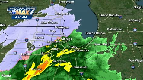Live Radar Chicago Weather Snow To Continue In Northern Suburbs