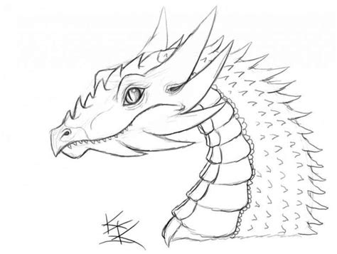 Drachen 17 Ausmalbilder Simple Dragon Drawing Draw A Dragon Dragon