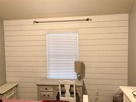 I Created This Faux Shiplap Wall In My Daughters Room Using A Black