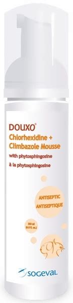 Douxo Antiseptic Chlorhexidine Climbazole Mousse 68 Oz Antiseptic