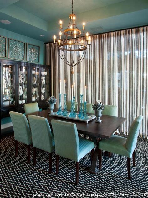 Hgtv Smart Home 2013 Take The Tour Turquoise Dining Room Dining
