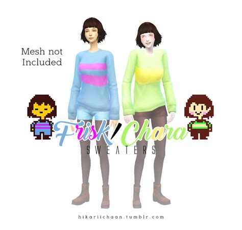 Hikariichaan ♡ Frisk Chara Undertale Sweaters You Need This