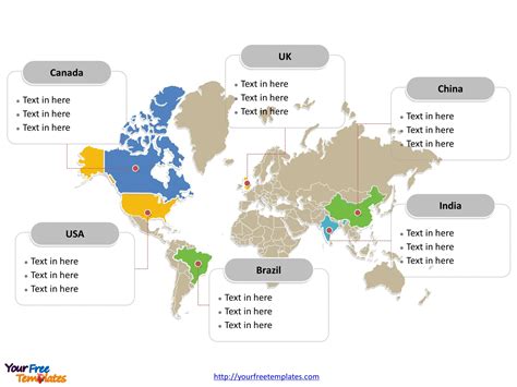 Free Powerpoint Map Templates Free Printable Templates