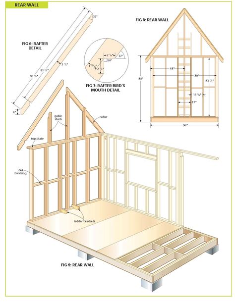 Free Wood Cabin Plans Free Step By Step Shed Plans