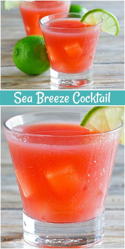 How To Make A Sea Breeze Cocktail Recipe Girl