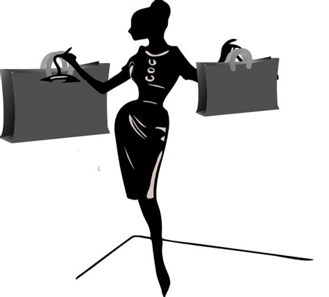 Lady Shopping Clip Art At Vector Clip Art Online Royalty