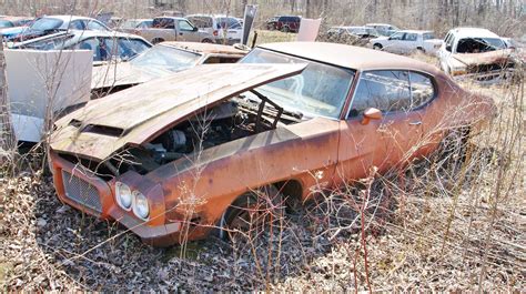 Muscle Car Spotting In A Michigan Junkyard Automobile Magazine