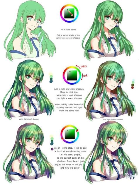 Pin By Lite On How To Draw Digital Painting Tutorials Anime Art