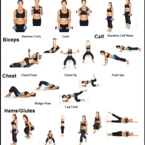 Great Easy Exercises To Do At Home All You Need Is 2 Hand Weights
