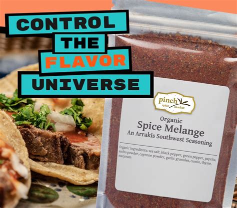 The Real Spice Melange Organic Southwesttex Mex Dune Seasoning