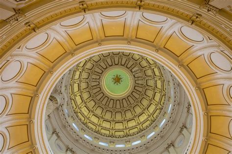 View Of The Interior Of The Texas State Capitol Located In Downtown