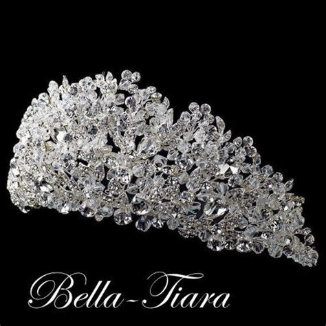 Swarovski Crystal Tiara Wedding Crown Crystal Bridal Crown Etsy In