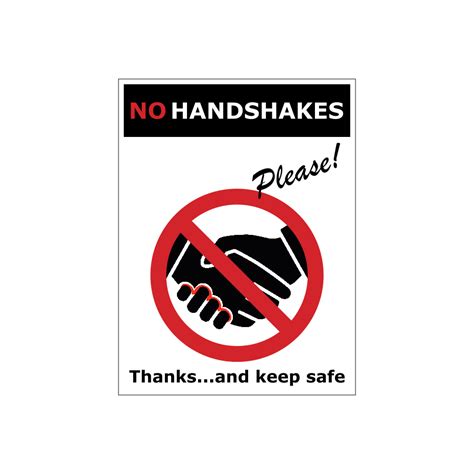 No Handshakes Please Hs Nhs 10 Vivid
