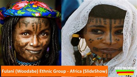 Fulani Women Woodabe Ethnic Group Westcentralnorth Africa