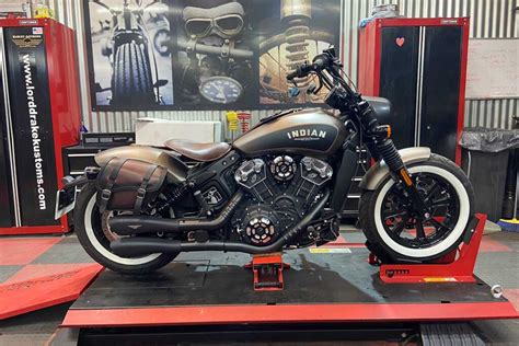 Modification And Customization Of An Indian Scout Lord Drake Kustoms