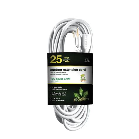 Power By Gogreen 25 Ft 163 Prong Outdoor S Light Duty General