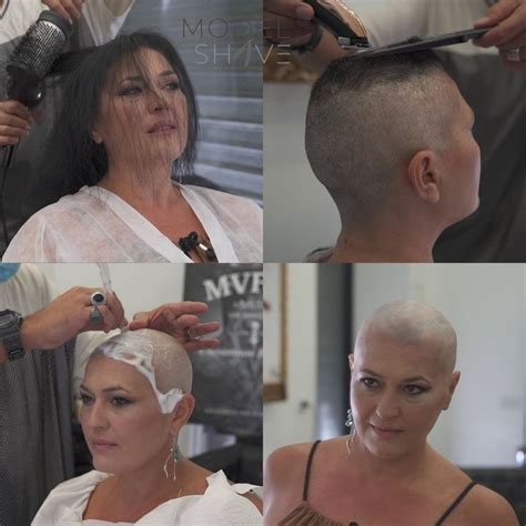 ModelShave On Instagram Woman Experiences Smooth Head Shaving At