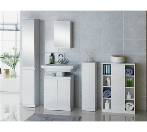 Alderney gloss white wall mounted vanity unit. Buy Hygena Gloss Wall Cabinet - White at Argos.co.uk ...