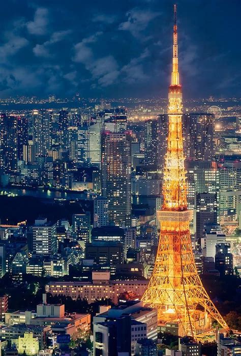 Tokyo Towerjapan Tokyo Tower Beautiful Places Wonders Of The World