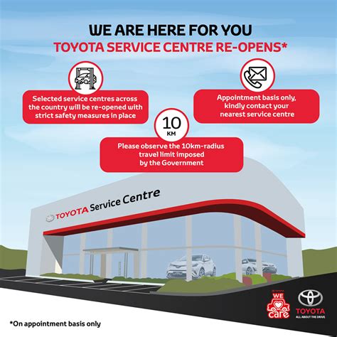 Selected Toyota Service Centres To Open Bigwheelsmy