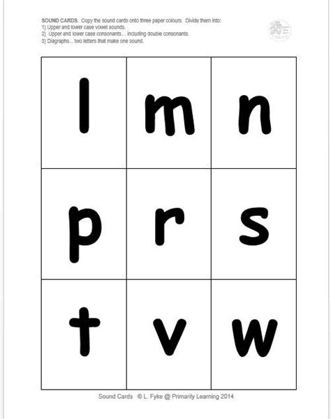 Are you looking for printable phonics activities? Preschool and Kindergarten: Use these printable sound letter cards to teach the children to ...