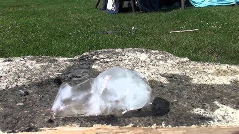 Ice Cube Melting In The Sun