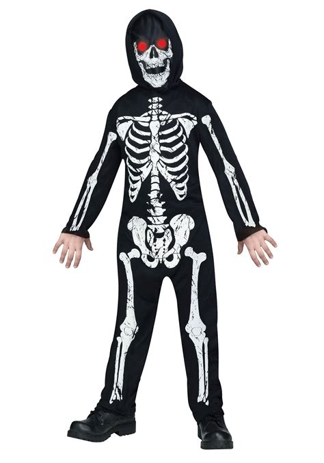 Fade Inout Skeleton Costume For Kids