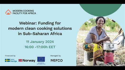 Webinar Funding For Modern Clean Cooking Solutions In Sub Saharan