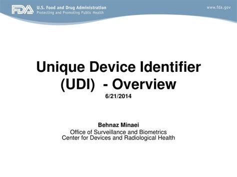 Ppt Unique Device Identifier Udi Overview 6212014 Powerpoint