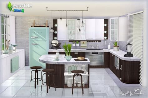 Keep Life Simple Kitchen Pay At Simcredible Designs 4 Sims 4 Updates